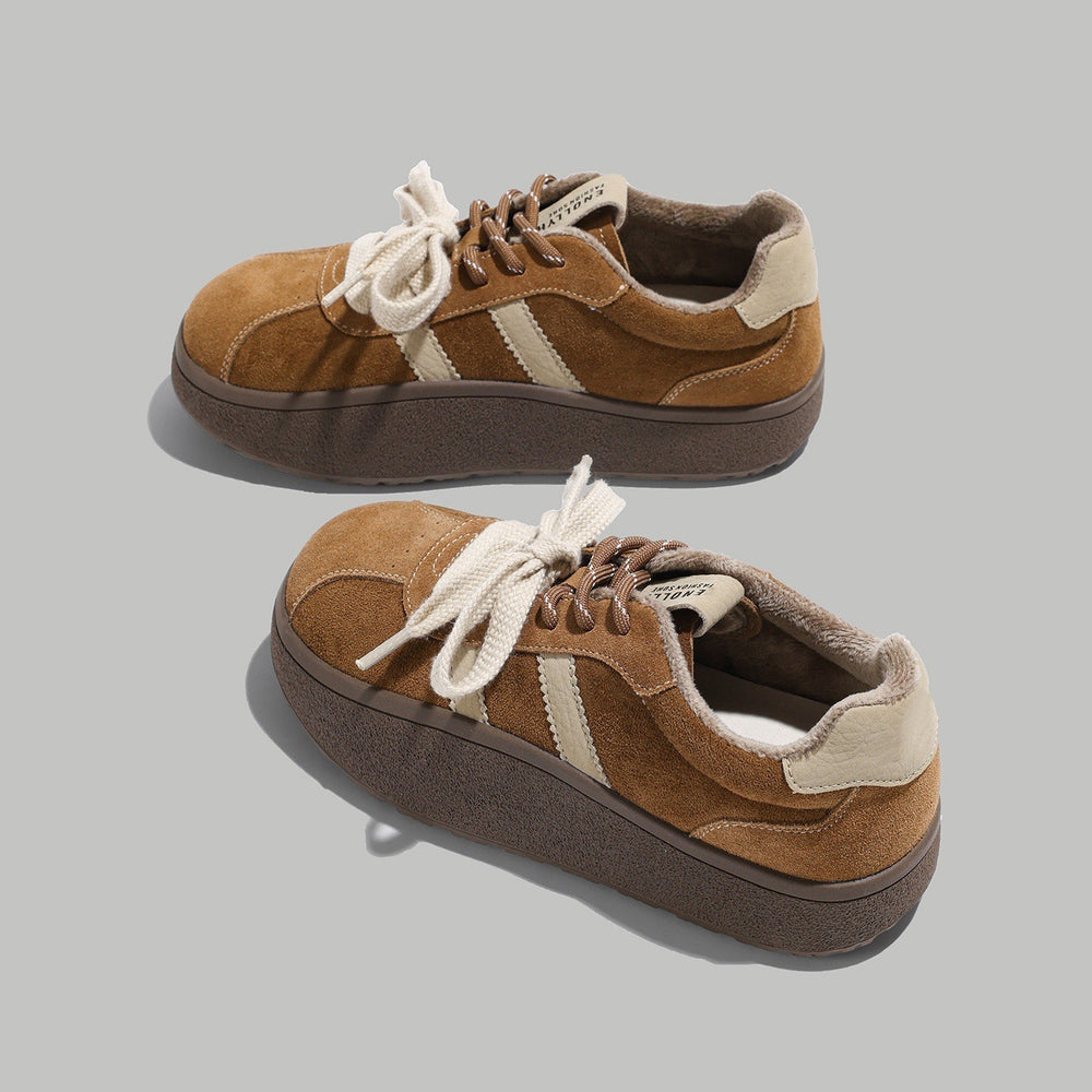 Trending chunky platform sneakers for women - versatile retro german army trainers, new 2026 spring/autumn collection, hot-selling athletic & casual shoes