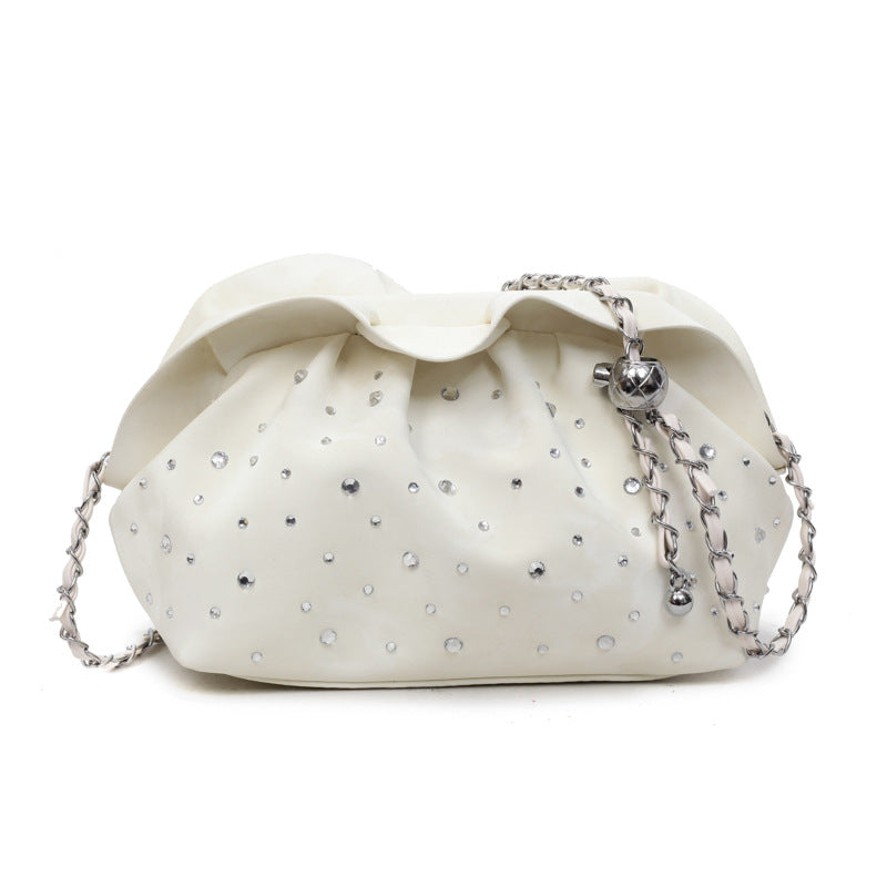 Cross-border premium texture portable bucket bag 2025 summer new niche shoulder bag trendy fashion commuter messenger bag