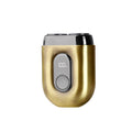 Mini alloy electric shaver - magnetic dual-ring floating head, portable & waterproof for home & travel - wholesale