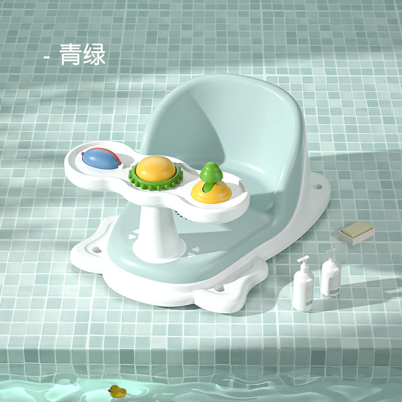 Baby bath seat Shower artifact Baby can sit and lie down Newborn children Non-slip bath stool Multifunctional sitting chair