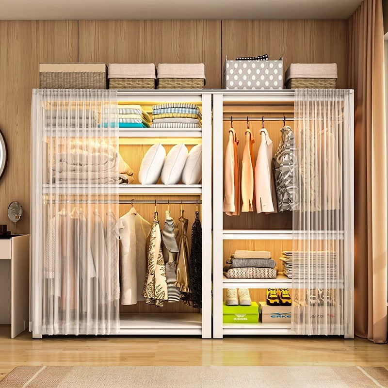 Shelves, wardrobe accessories, clothes rail, open-style clothes rack, freestanding easy assembly indoor closet organizer
