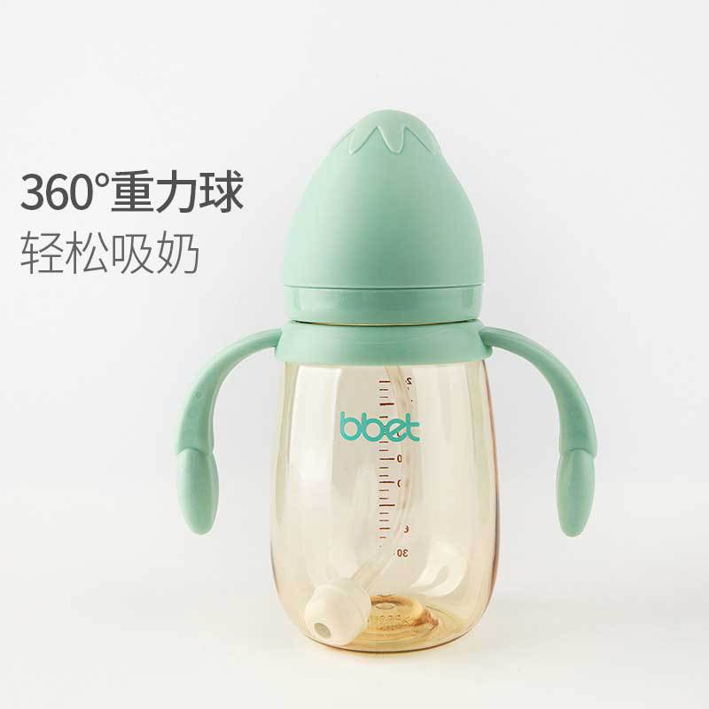 Ppsu baby bottles for toddlers - durable, drop-resistant, and customizable straw cups for infants and children ages 1-3+