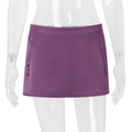 Amazon women's clothing  summer new arrivals: fashionable, high-end, elegant, and alluring satin bodycon mini skirt