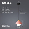 Classy bedroom bedside small chandelier single head medieval wabi-sabi style japanese styleretro restaurant bar table wood cream style