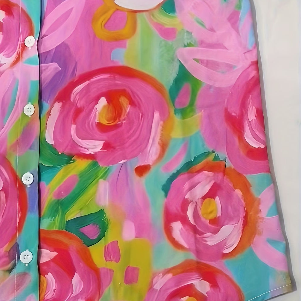 wholesale women's long-sleeved shirts, trendy all-season shirts with popular cross-border print designs, dropshipping available