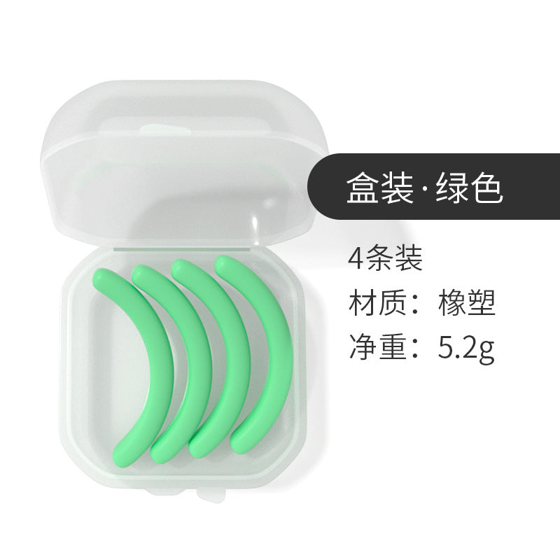 Eyelash curler replacement rubber pad, universal 6-pack silicone, high elasticity, soft rubber and plastic, replaceable rubber pad.