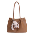 Simple and high-end large-capacity bag for women, new 2025 autumn/winter casual versatile commuter bag, single shoulder mother-and-child bag