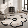 Custom-shaped rug for living room,  new floral floor mat, bedroom bedside waterproof, low-maintenance sofa home decor, premium quality