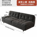 Sofa living room bedroom rental apartment italianaccessible luxury cloud sofa fabric fabric small apartment sofa bed