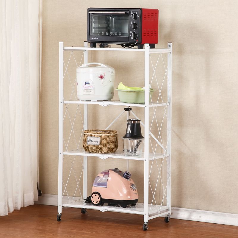 Shelf Floor-to-ceiling multi-layer storage rack Home balcony Bedroom wrought iron finishing rack Storage rack Shelf Layer shelf