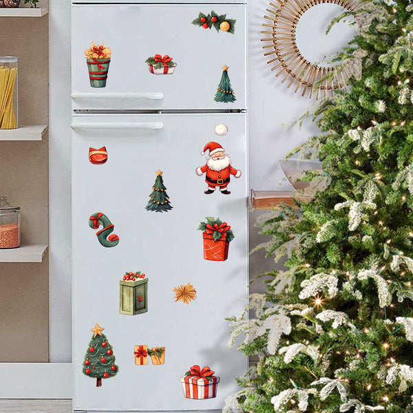 PH-QT1262 Christmas decoration sticker Cross-border  refrigerator door and window sticker Wall window wall sticker