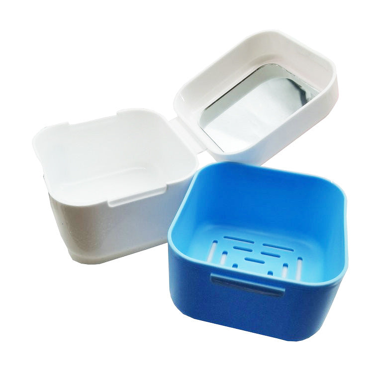 Dental materials Oral dentistry, full mouth tooth storage box, denture box, retainer box, brace box 20 pcs free shipping