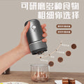Electric coffee grinder - italian espresso & pour-over bean mill - adjustable grind size - rechargeable & portable - compact home coffee grinder