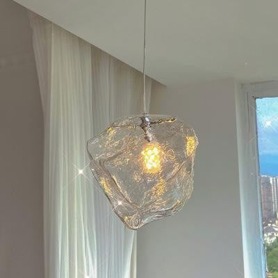 Ice lamp designer aisle chandelier modern simple Internet celebrity corridor chandelier Nordic creative entrance lighting