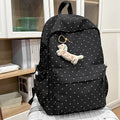 Ins polka dot school bag new arrivalniche style backpack college student fashion travel backpack easiest for match large capacity backpack