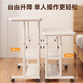 Bedside table with wheels casual small table bedroom for home student desk simple adjustable dormitory lazy computer desk