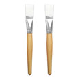 Beauty brush wooden pole facial mask brush beauty tool makeup brush solid wooden pole residual powder blush powder bottom loose powder brush