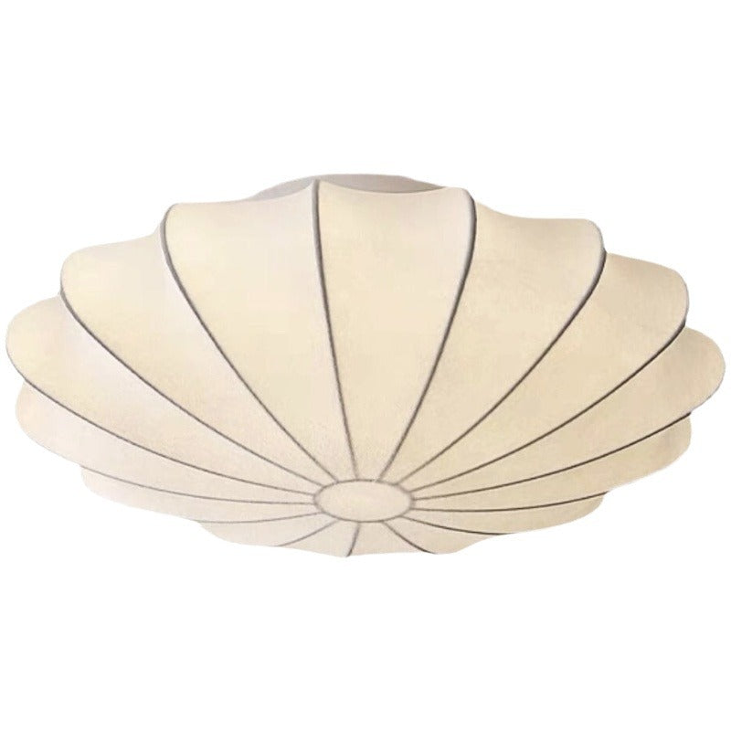 LED bedroom light ceiling lamp silk European style modern simple lighting pastoral creative personality round room lamp