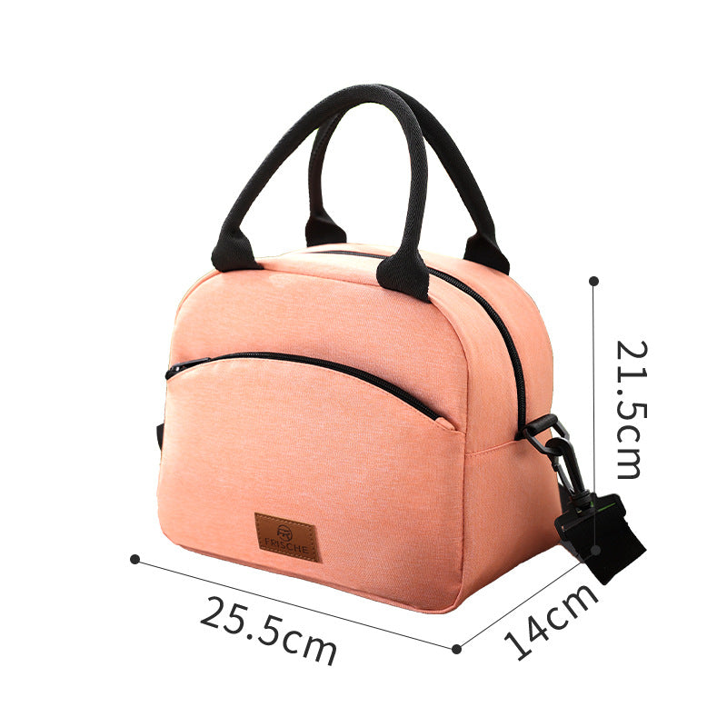 Beilian  portable lunch box bag can be carried across waterproof thermal insulation bag, office workers large-capacity lunch with rice bento bag