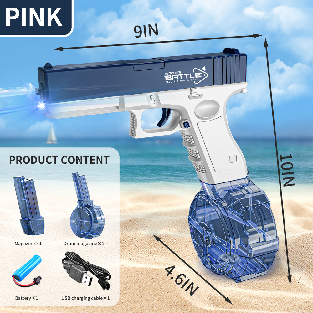 new fully automatic electric desert eagle water gun toy with light burst 1911 water splashing festival wholesale men