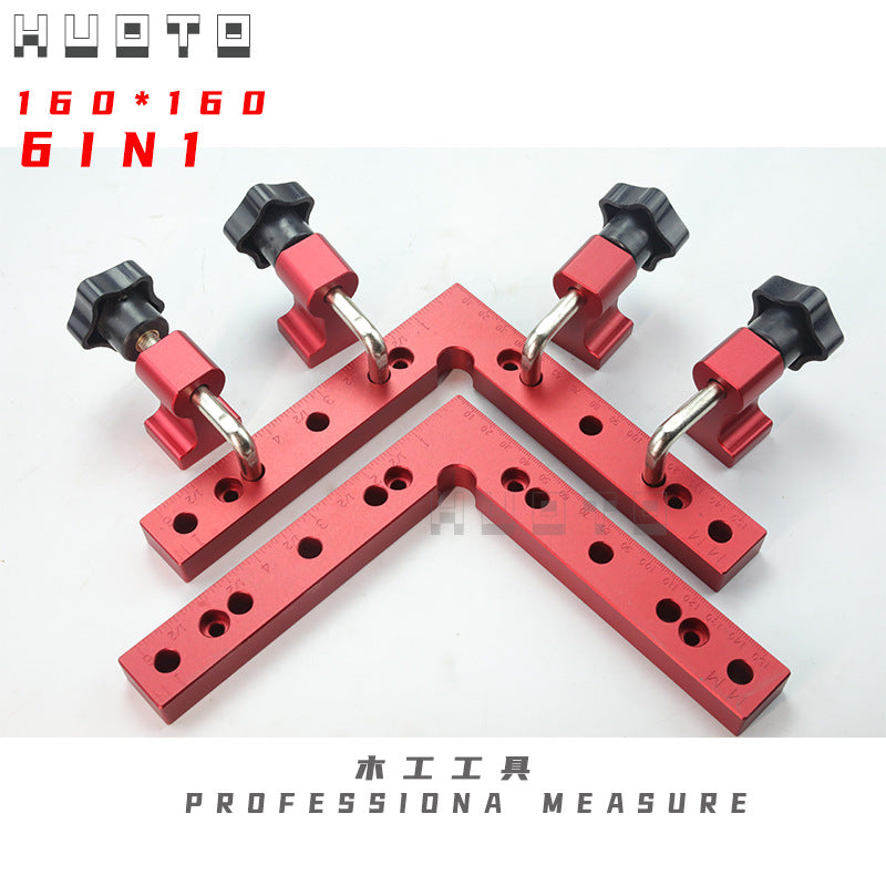 Woodworking Right Angle Positioning Clip Adjustable Fixed Clip Woodworking Puzzle Right Angle Positioning Ruler 90 Degree Right Angle Ruler Woodworking Tools