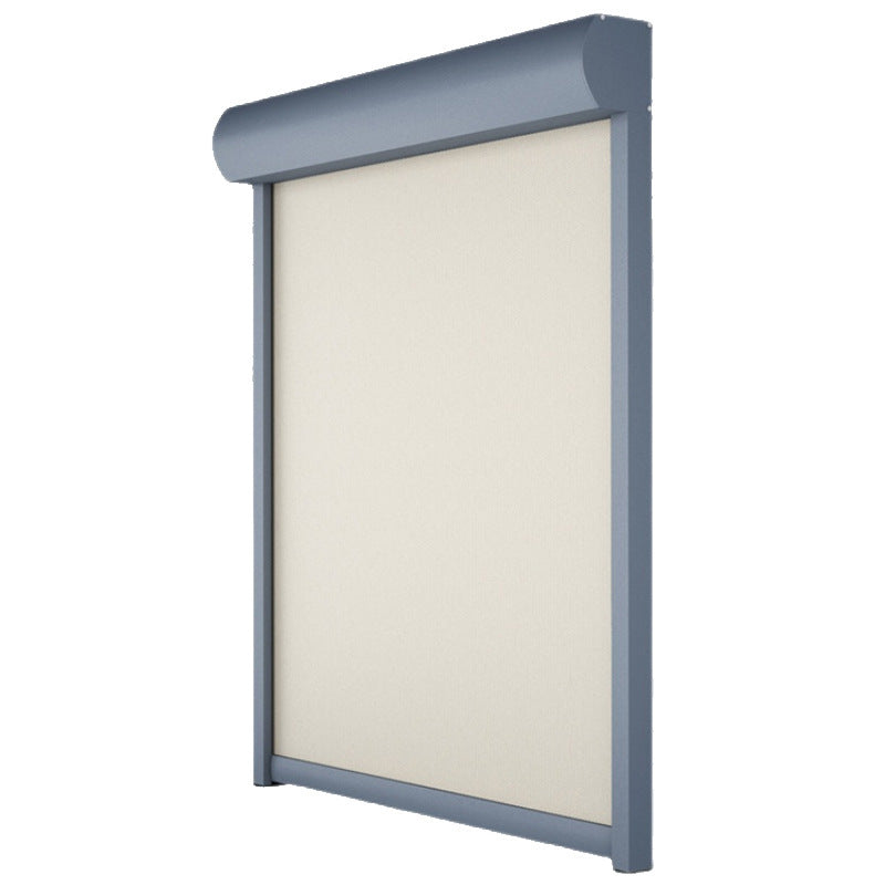 Smart aluminum alloy windproof roller shutter electric windshield sunshade heat insulation adjustable outdoor courtyard balcony wind deflector