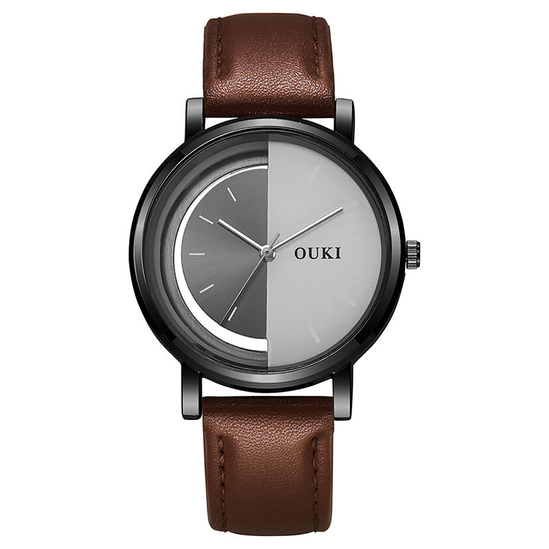 Hollow dial watch casualcasualk-style watch women's watch quartz watch manufacturer wholesale women's watch accessible luxury cross-border