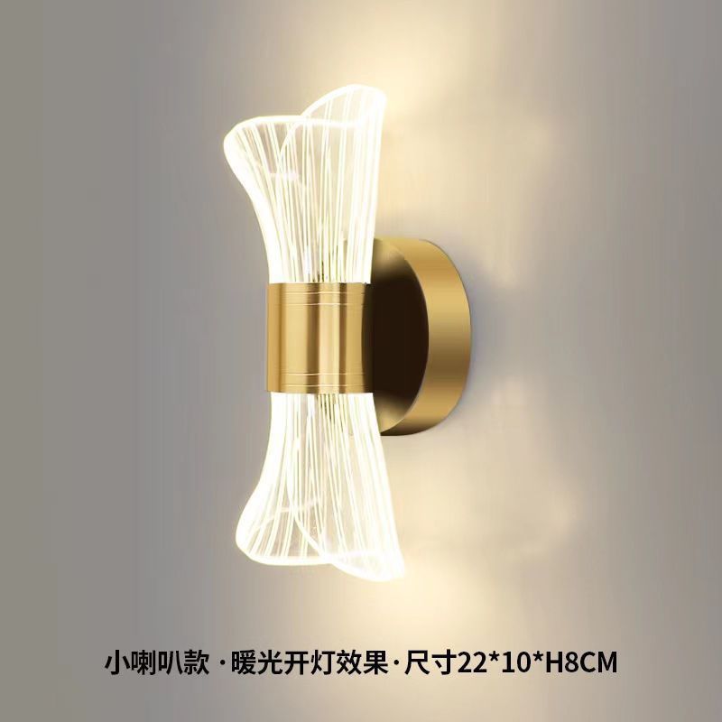 Wholesale creative simple bedroom bedside living room restaurant hotel study corridor aisle light LED bedside lamp wall lamp