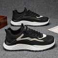 Men's summer breathable mesh athletic casual running shoes - versatile, height-increasing, trendy dad shoes for travel and teens