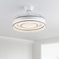 High-end remote control smart fan light restaurant ceiling fan living room bedroom silent light luxury chandelier  new fan light