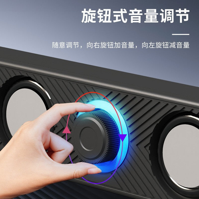 e3606 single usb interface one-line computer notebook mobile phone bluetooth speaker for home dual speaker touch