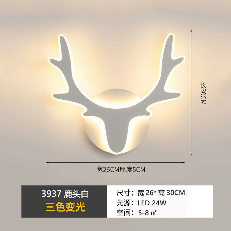 Wall Lamp Bedroom Simple Modern Creative Butterfly Bedside Lamp Aisle Corridor Wall Lamp 2025