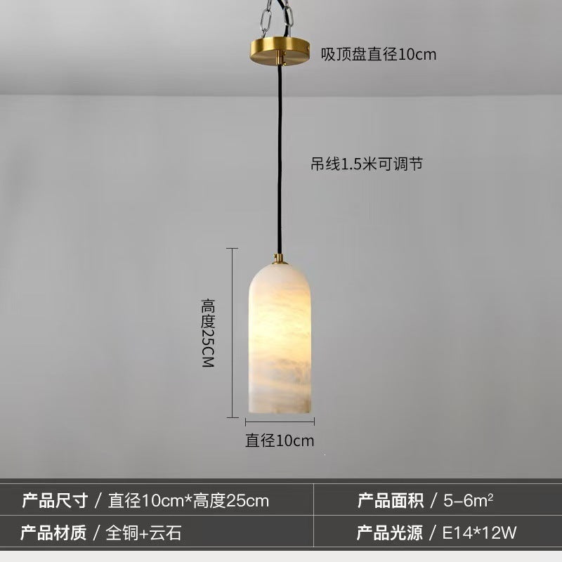 natural marble master bedroom bedside small chandelier scandinavianaccessible luxury restaurant bar designer entrance entrance lamp