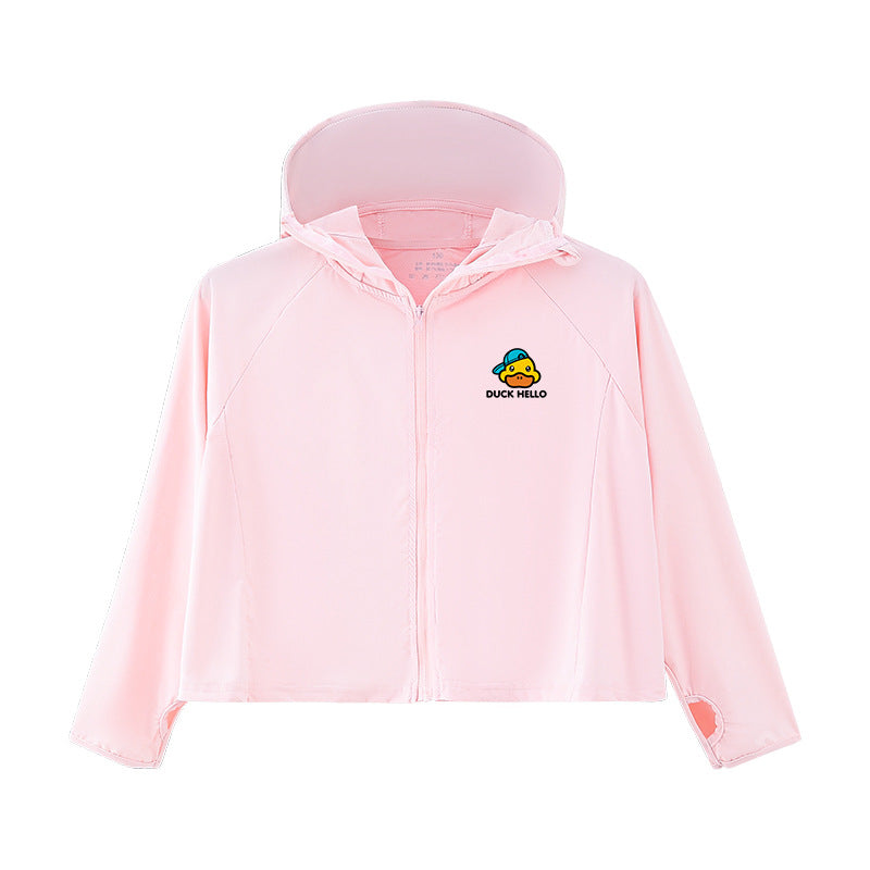 Summer clothing for men and women, sun protection clothing, summer collection,  new styles, children's uv protection outerwear, baby ice silk breathable tops