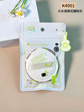 Super soft cotton puff - skin-friendly, soft & chewy, wet & dry dual-use, powder-locking, flawless coverage, non-caking, cushion foundation beauty sponge, marshmallow puff