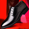 Clearance sale: men's leather dress shoes - lace-up, casual, stylish, versatile. perfect for young professionals, business, and everyday wear. trendy men's footwear