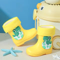 New kids' rain boots: cute cartoon designs for boys and girls - waterproof rubber boots for toddlers, preschoolers, and students