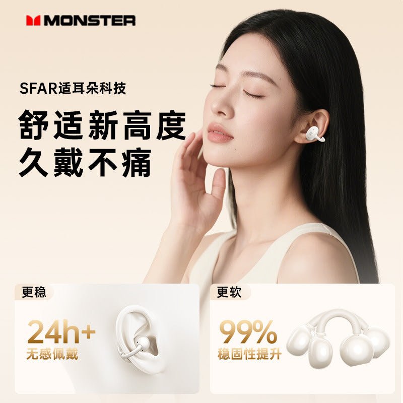 Suitable for monst/er m800 wireless bluetooth headphones open-ear noise cancelling stereo ear clip earphones