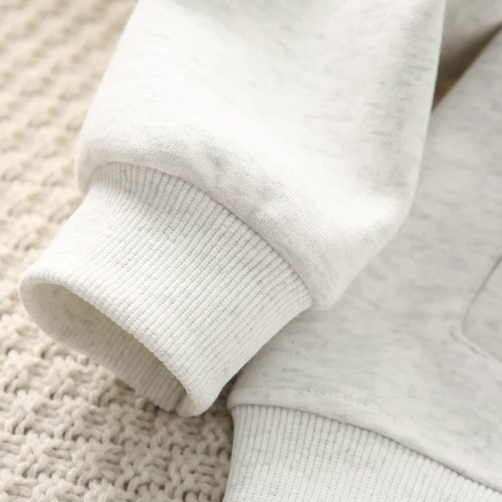 Customizable early spring outerwear: new  knitted hoodie for kids - versatile and stylish autumn jacket/top