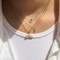 Mermaid necklace wholesale cross-border simple jewelry female niche accessible luxury stacked design sugar cube clavicle chain combination