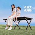 Outdoor folding table egg roll table and chair set portable table beach camping table and chair picnic dining table folding chair no
