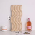 Nordic irregular plate dinner plate western food plating simple solid wood tray ornament for home korean style ins style