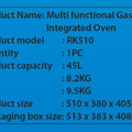 0.1kg head eye stove gas gas oven all-in-one countertop upright oven automatic ignition