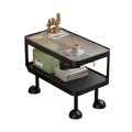 Creative metal ornaments side table cream bedroom living room casual bedside table storage rack sofa coffee table floor storage