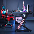 Titanium halberd s3 esports gaming desk - computer desk for home and office, minimalist design, two-section height adjustment with footrest