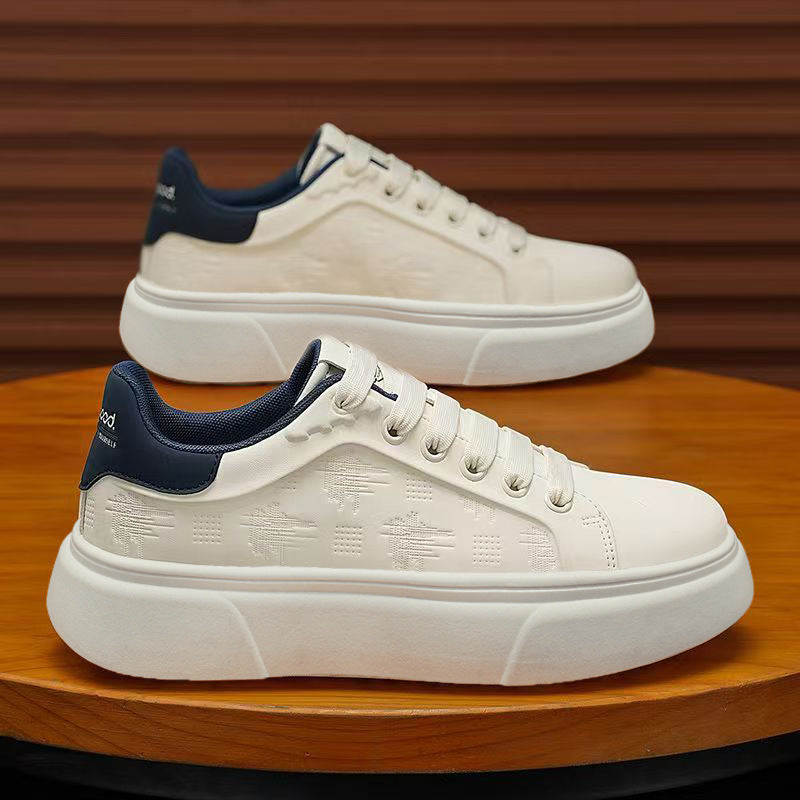Men's shoes 2026 new spring breathable athletic casual sneakers men's white shoes hot selling student fashion shoes for men