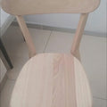 Solid wood dining chair - minimalist modern style - dining table and chair set - solid wood chair - simple home stool - dining backrest chair - louis style