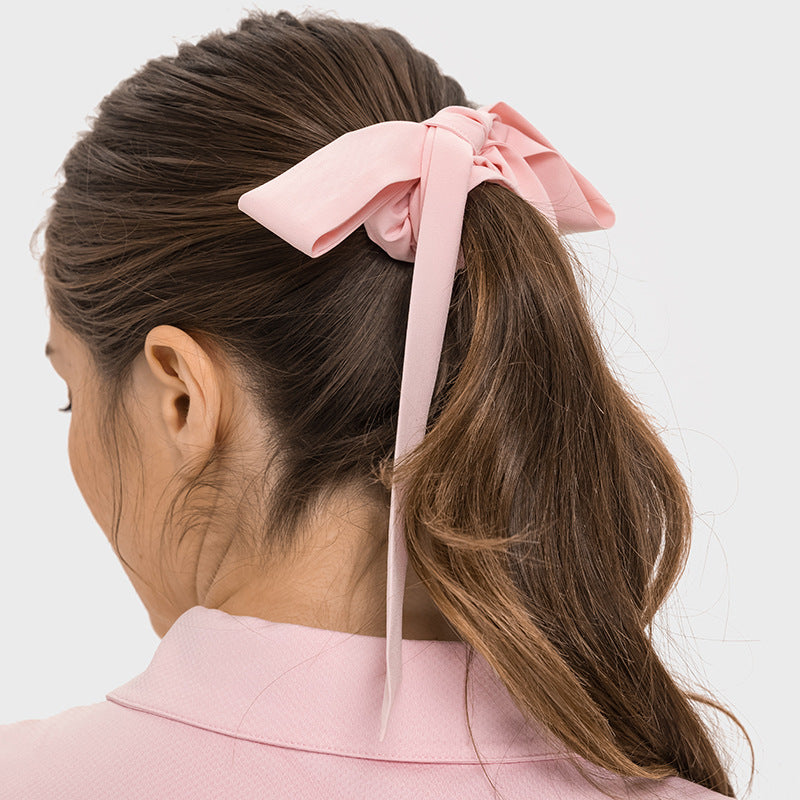 Luxtre new moisture-wicking sports headband - one size fits all, adjustable tie, bowknot yoga hairband da373