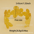 middle eastern women's gold flower bracelet cute summer cuff bangle everyday party jewelry