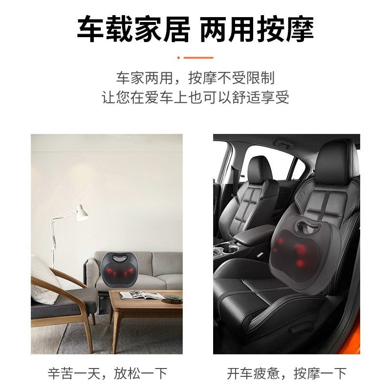 Massage pillow shoulder and neck cushion massager kneading cervical spine massager waist and back car massage cushion waist and neck lumbar spine